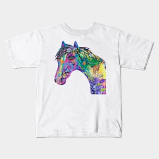 Horse bluebell Kids T-Shirt